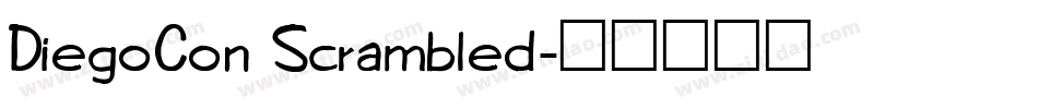 DiegoCon Scrambled字体转换